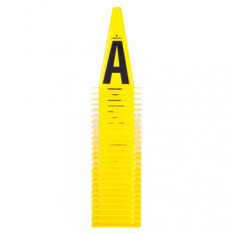 Set conuri antrenament inSPORTline Alphabet 23 cm