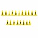 Set conuri antrenament inSPORTline Alphabet 23 cm