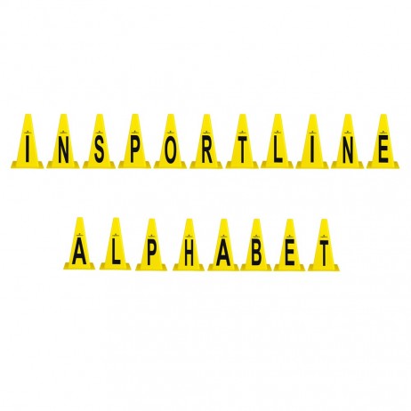 Set conuri antrenament inSPORTline Alphabet 23 cm