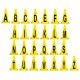 Set conuri antrenament inSPORTline Alphabet 23 cm