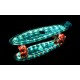 Penny board Mad Cruiser Full LED ABEC 7-albastru