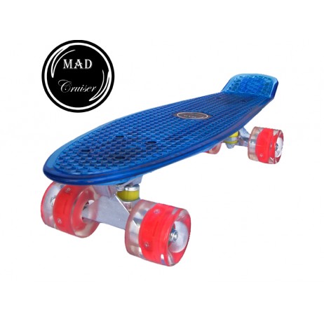 Penny board Mad Cruiser Full LED ABEC 7-albastru