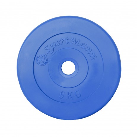Greutate PVC 5kg/31mm Sportmann - albastru