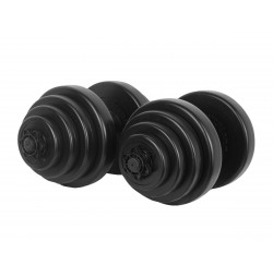 Gantere PVC cu ciment 2x20kg Sportmann