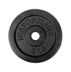 Disc Greutate fontă inSPORTline Castblack 5 kg/30 mm