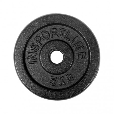 Disc Greutate fontă inSPORTline Castblack 5 kg/30 mm
