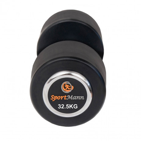 Gantera cauciucata Sportmann Deluxe 32.5 kg