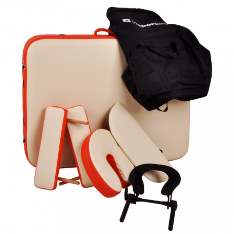 Masă din aluminiu pentru masaj inSPORTline Tamati - din 2 bucăți