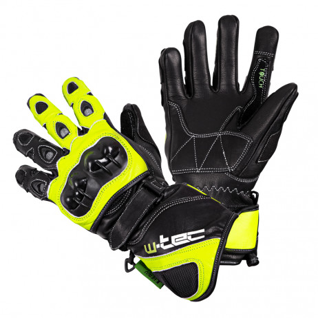 Motorcycle Gloves W-TEC Supreme EVO- negru-verde