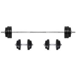 Set Haltera si Gantere inSPORTline BS08 3-50kg