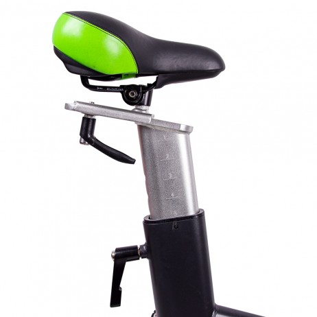 Bicicleta indoor cycling inSPORTline Airin / negru-verde