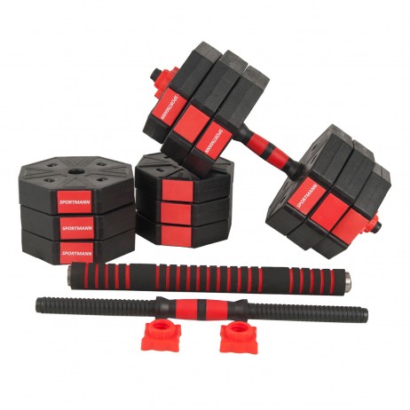 Set Haltera si Gantere ciment Sportmann SHG06 30 kg