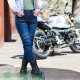 Pantaloni Moto Femei W-TEC Alfreda CE Albastru