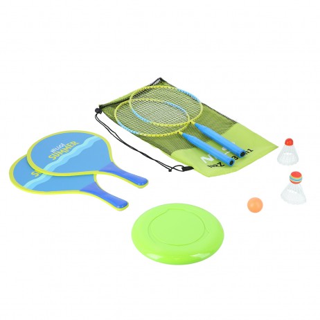 Set 3in1 Nils NRZ053 Badminton, Ping-Pong si Frizbi
