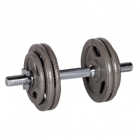 Set de gantere inSPORTline Hamerton 120 + 52 cm/30 mm 80 kg