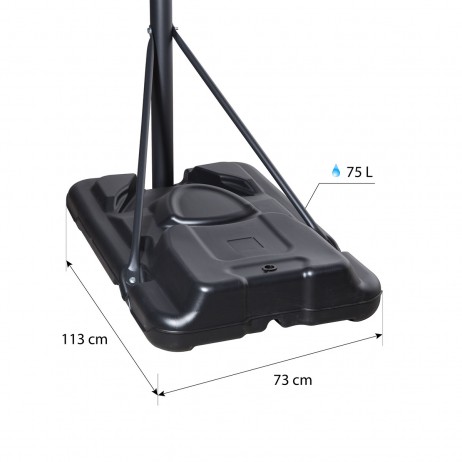 Panou Baschet Portabil cu Cos NILS ZDKA21