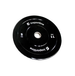 Greutate cauciucata inSPORTline Bumper Plate Lite 5 kg/ 50 mm