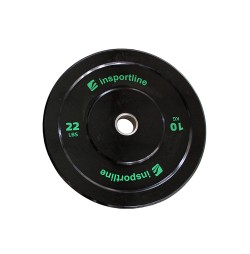 Greutate Cauciucata inSPORTline Bumper Plate Lite 5 kg/ 50 mm