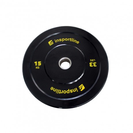 Greutate Cauciucata inSPORTline Bumper Plate Lite 5 kg/ 50 mm