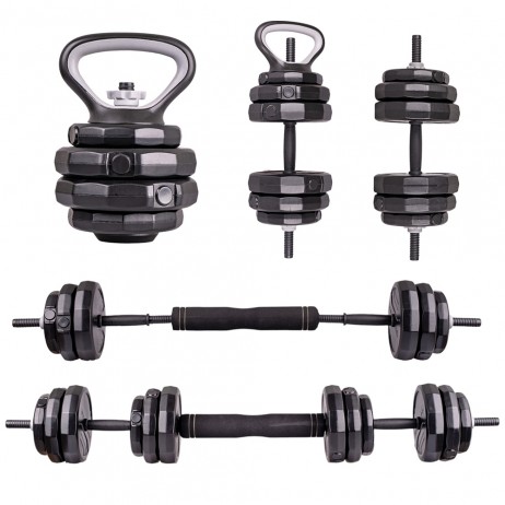 Set Gantere Ciment inSPORTline ON-X 6-in-1 40 kg