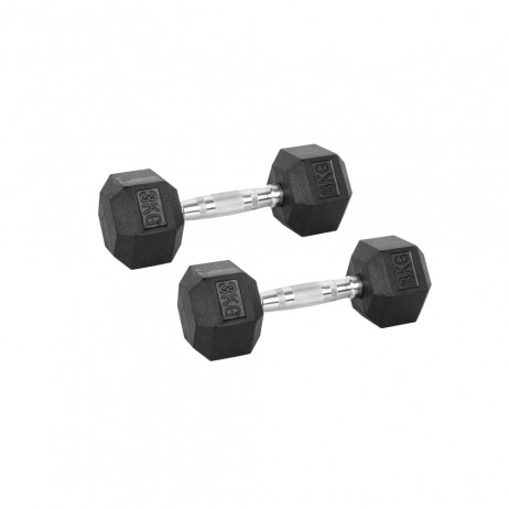 Set Gantere Hexagonale inSPORTline Hexsteel 2 x 3-40 kg