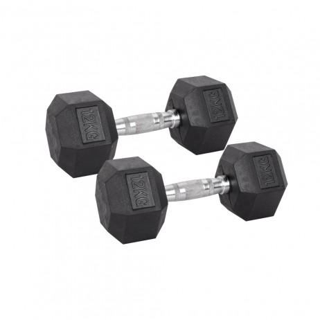 Set Gantere Hexagonale inSPORTline Hexsteel 2 x 3-40 kg