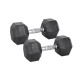 Set Gantere Hexagonale inSPORTline Hexsteel 2 x 3-40 kg