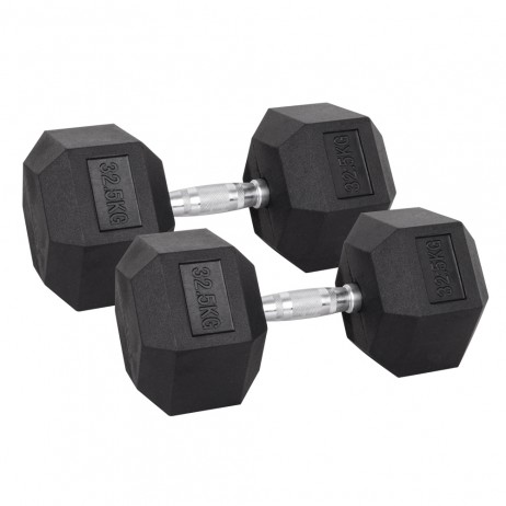 Set Gantere Hexagonale inSPORTline Hexsteel 2 x 3-40 kg