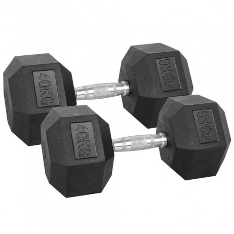 Set Gantere Hexagonale inSPORTline Hexsteel 2 x 3-40 kg