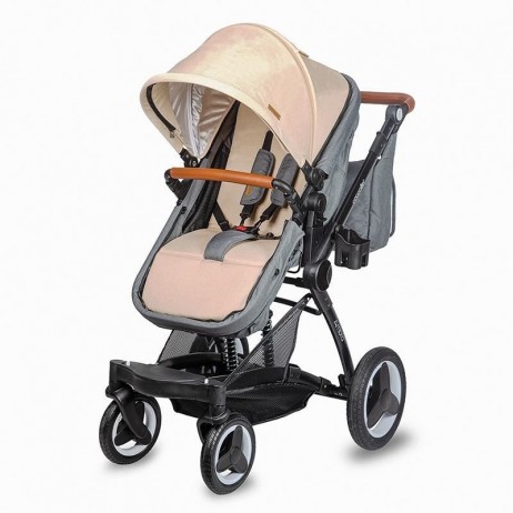 Carucior transformabil 3in1 Coccolle Ambra Safari Beige 2021