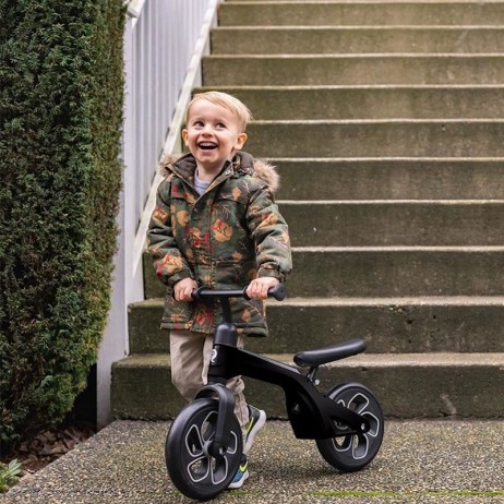 Balance bike Qplay Tech Negru