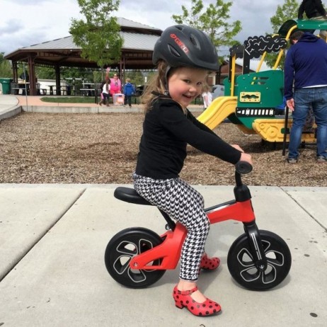 Balance bike Qplay Tech Negru