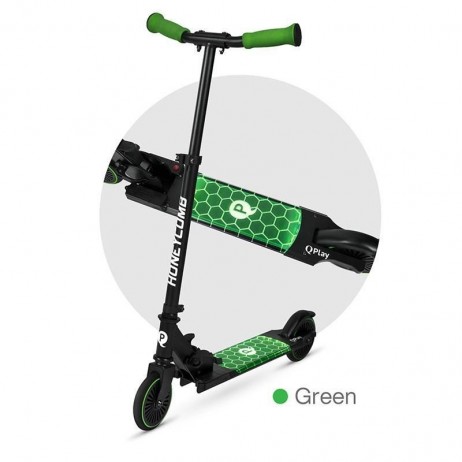 Trotineta LED QPlay Honeycomb Verde