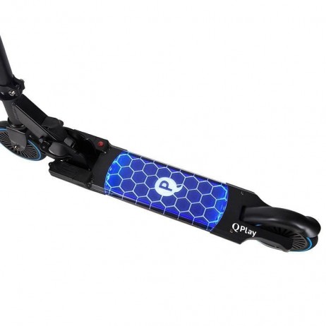 Trotineta LED QPlay Honeycomb Albastru