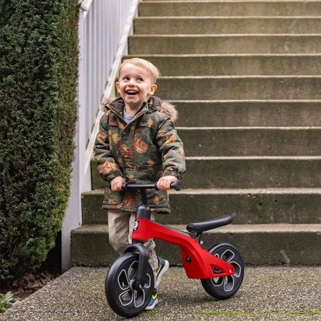 Balance bike Qplay Tech Rosu