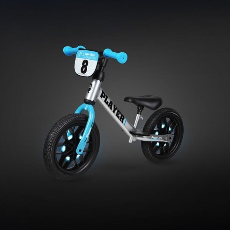 Balance bike Qplay Player Albastru