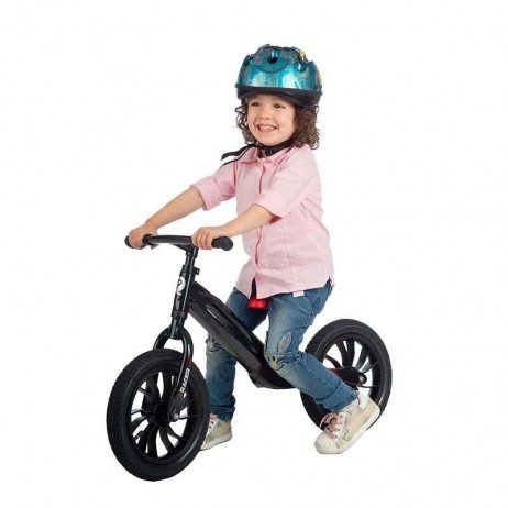 Balance bike Qplay Racer negru/rosu