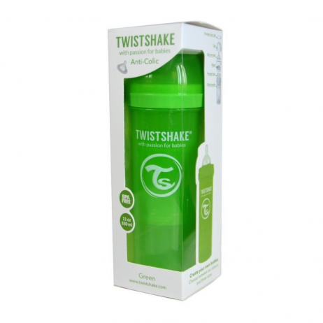 Biberon Twistshake Anti - Colici 330 ml Alb