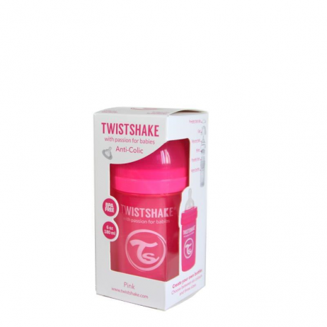 Biberon Twistshake Anti - Colici 180 ml Alb