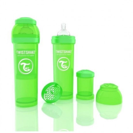 Biberon Twistshake Anti - Colici 330 ml Verde