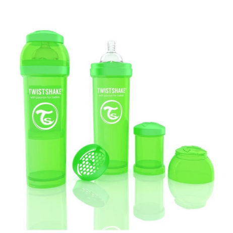 Biberon Twistshake Anti - Colici 330 ml Verde