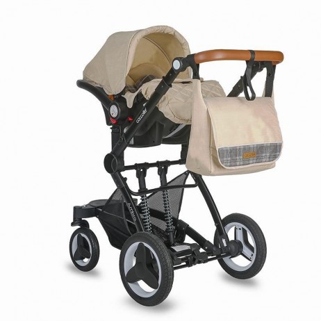 Carucior transformabil 3in1 Coccolle Ambra Safari Beige