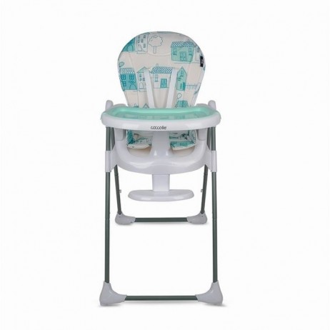 Scaun de luat masa Coccolle Fino Pastel Turquoise