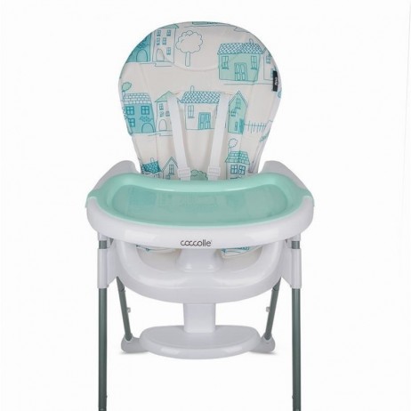 Scaun de luat masa Coccolle Fino Pastel Turquoise