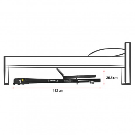 BE5872 ELECTRIC TREADMILL HMS PREMIUM