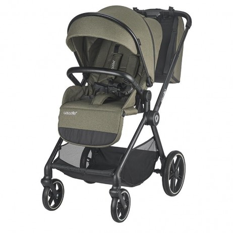 Carucior modular 3in1 Coccolle Lissia Moss green + Scoica auto iSize Coccolle Knox Anthracite