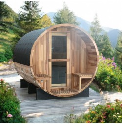 Sauna Exterioară inSPORTline Viduor 400 – lemn de cedru