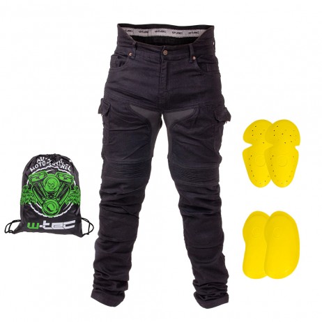 Pantaloni Moto Barbati Jeans W-TEC Aredator EVO