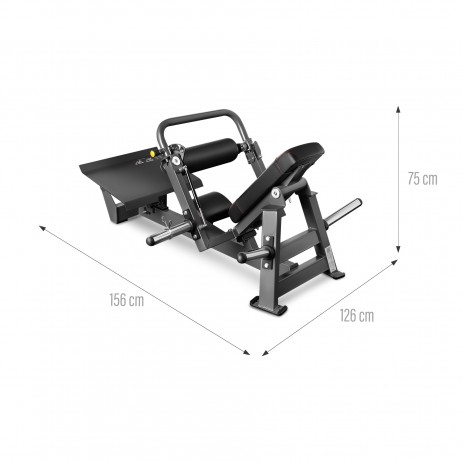 MHT01 HIP THRUST WITH FREE WEIGHT COMMERCIAL HMS