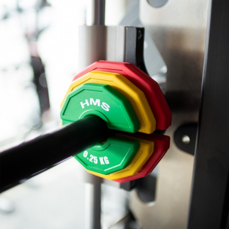 Set greutati cauciucate HMS TSN25 2x0.25 kg/35 mm